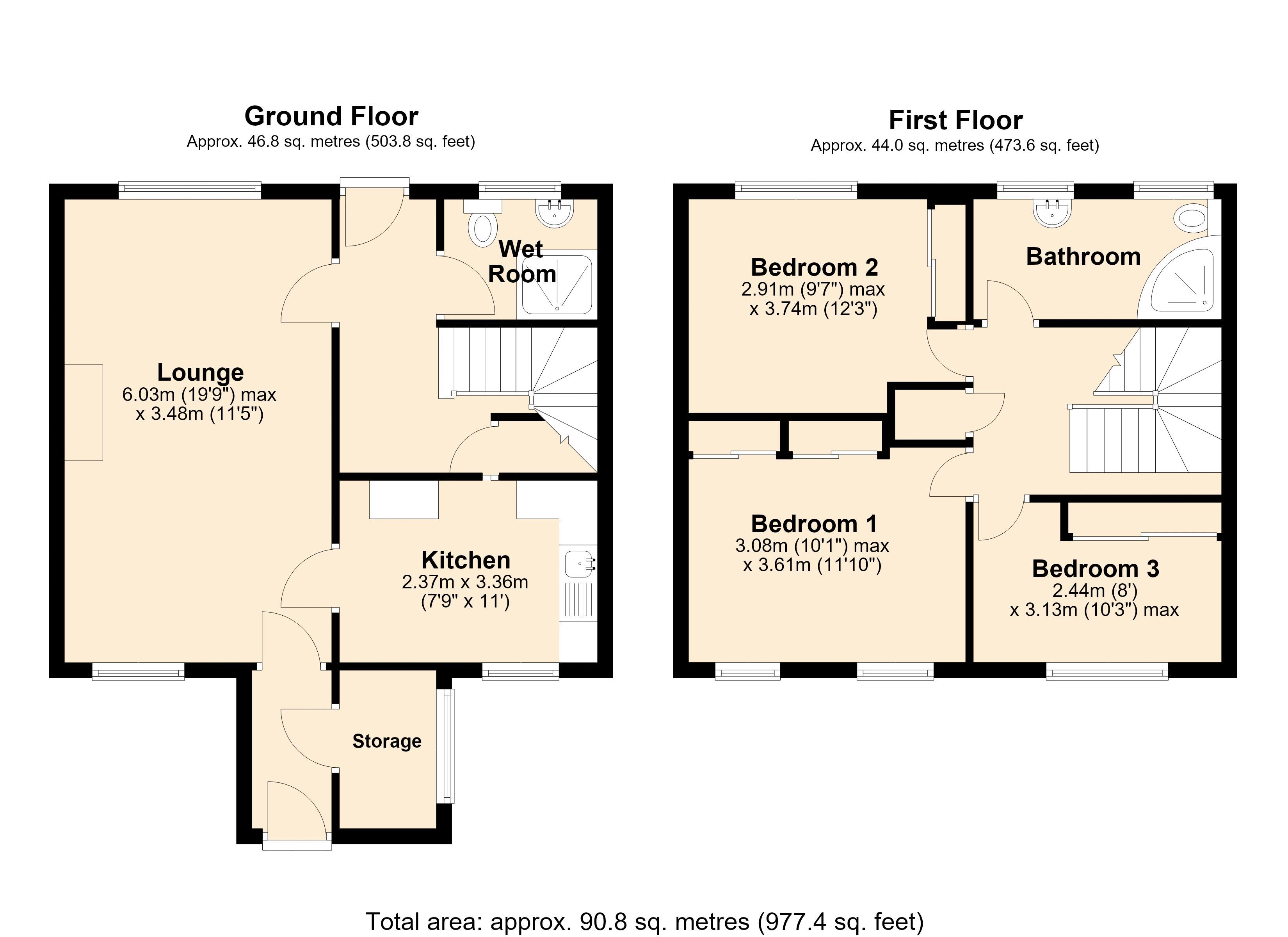111, Kingsway, Sunniside floorplan