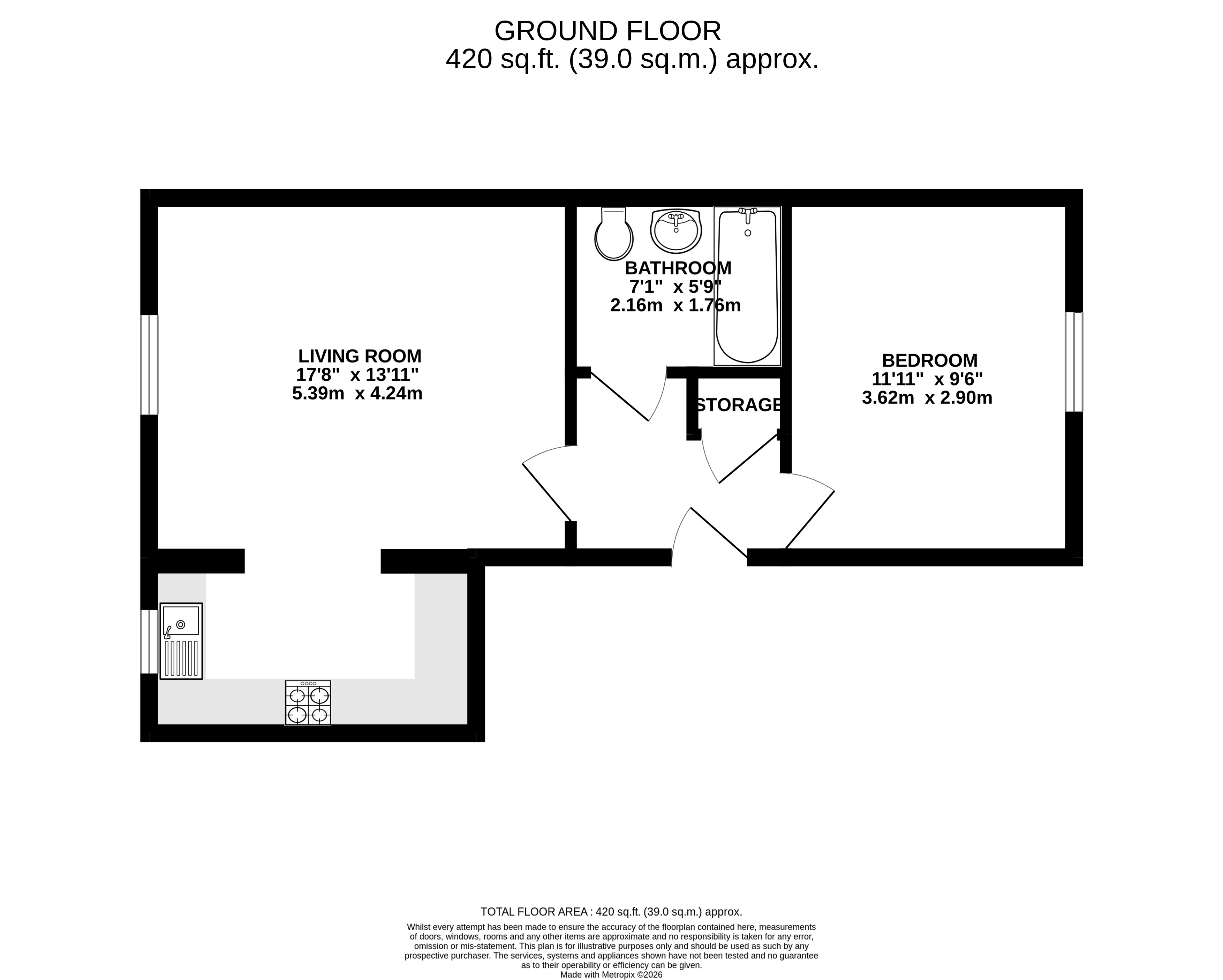 Bromley Close, East Road, Harlow floorplan