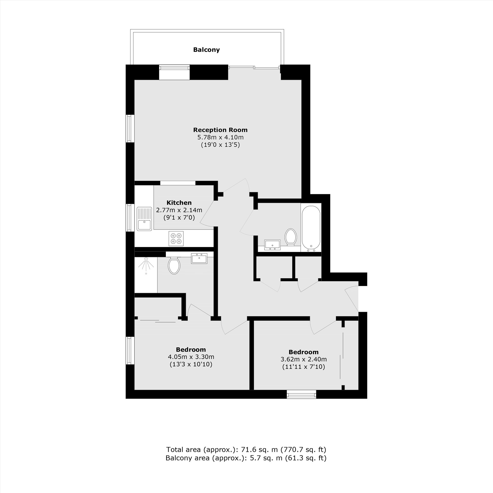 22, Holland Gardens, Brentford floorplan