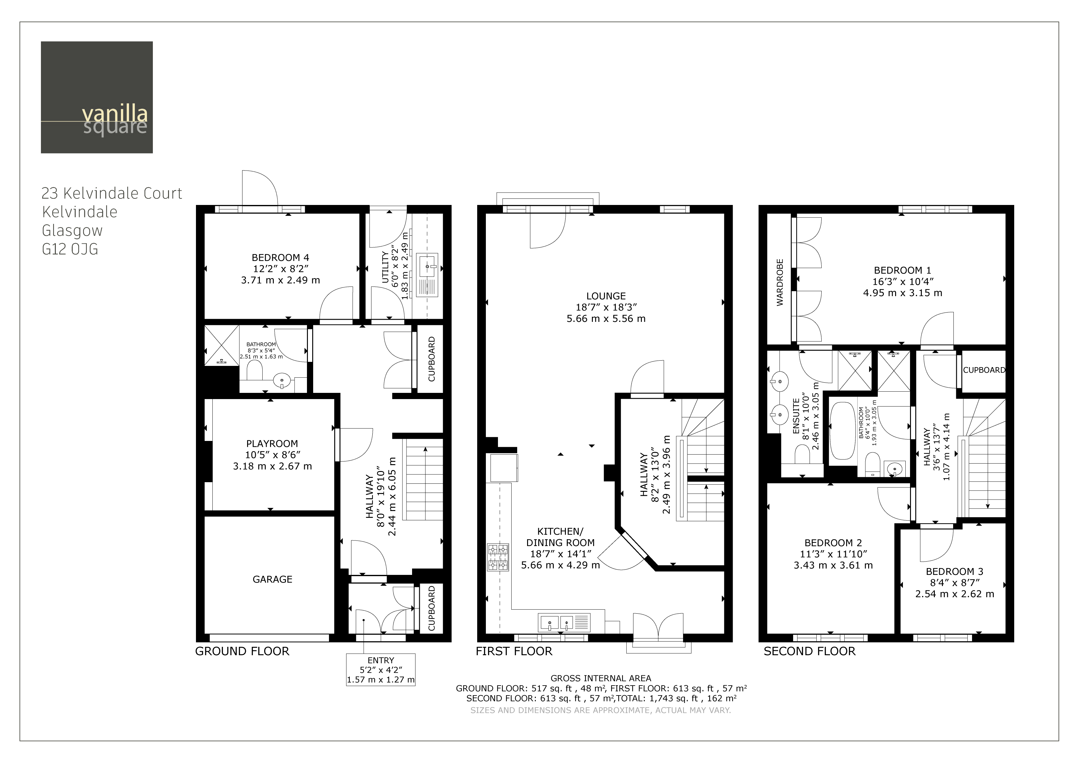 23, Kelvindale Court, Glasgow floorplan