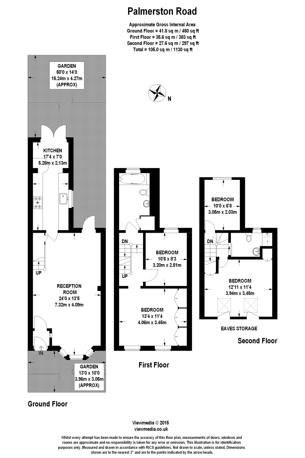 4 Bedrooms  to rent in Palmerston Road, London SW19