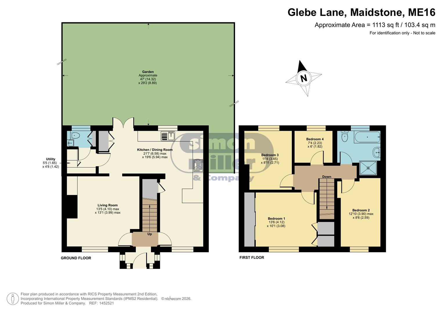 3, Glebe Lane, Maidstone floorplan