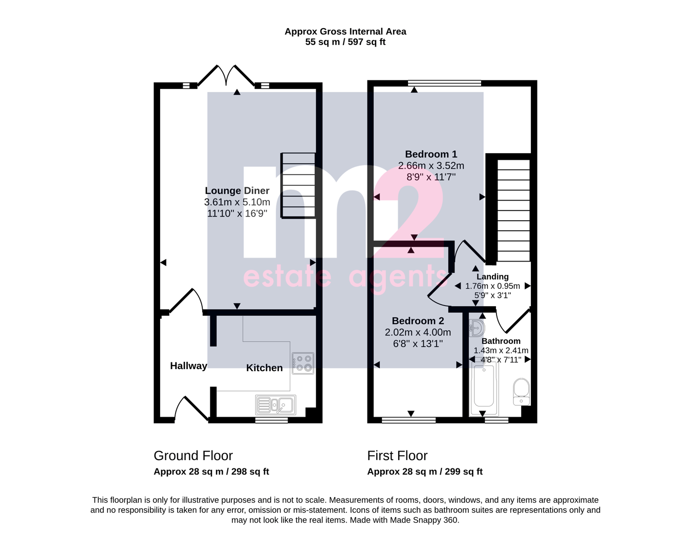 50, The Brades, Newport floorplan