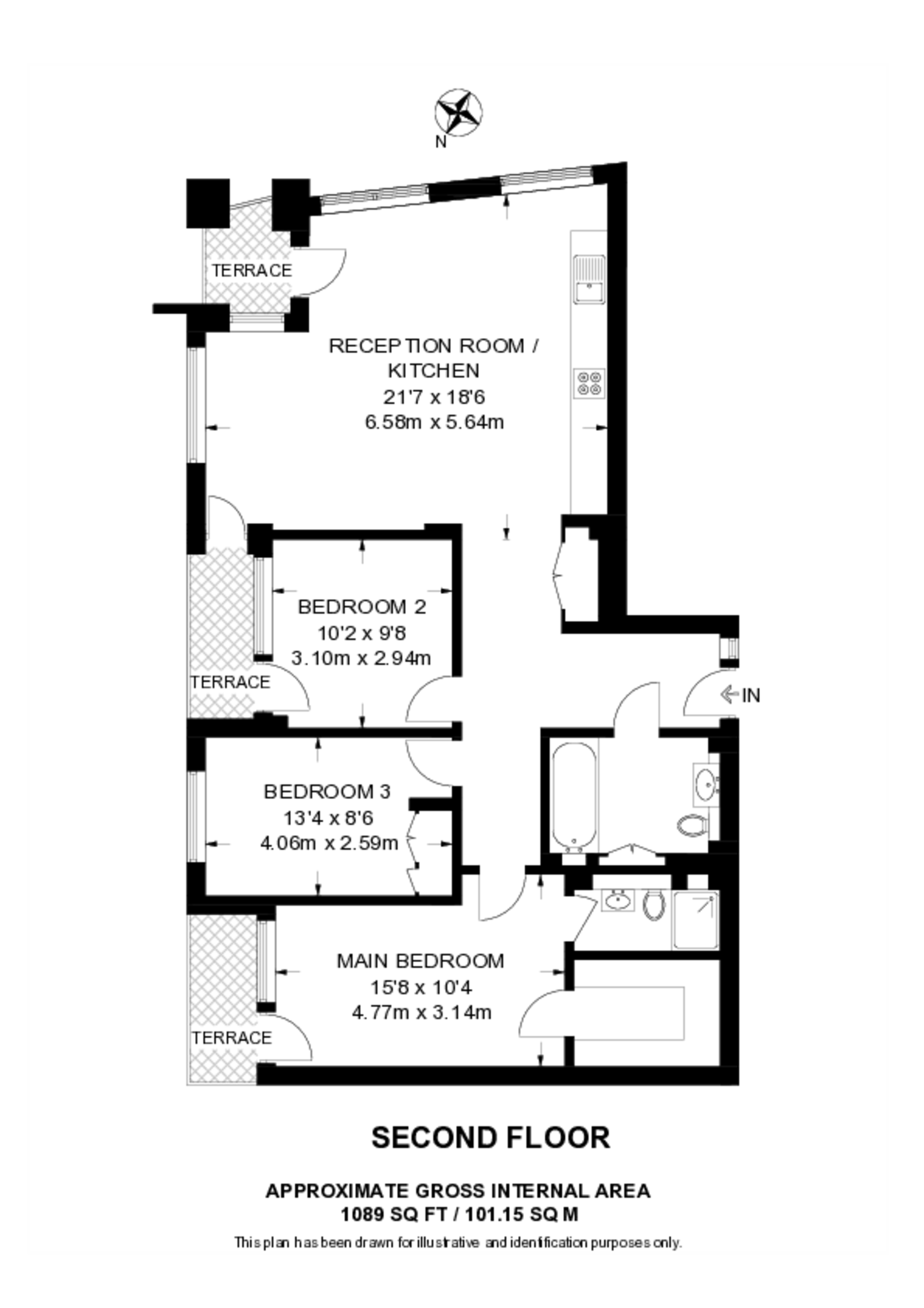 Mentmore Terrace, Hackney floorplan