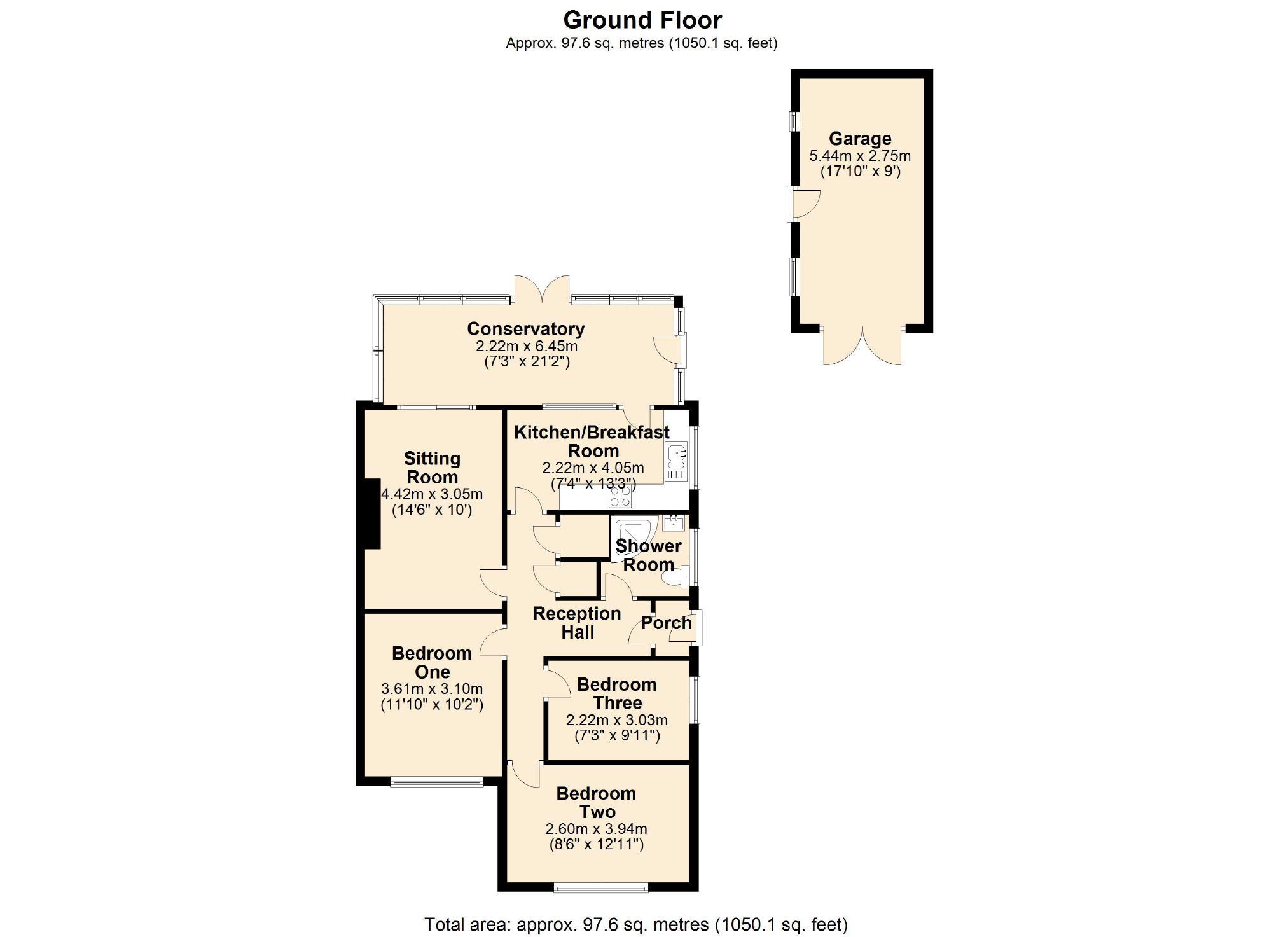 3 Bedrooms Semi-detached bungalow for sale in Waverley Road, Swindon, Wiltshire SN3