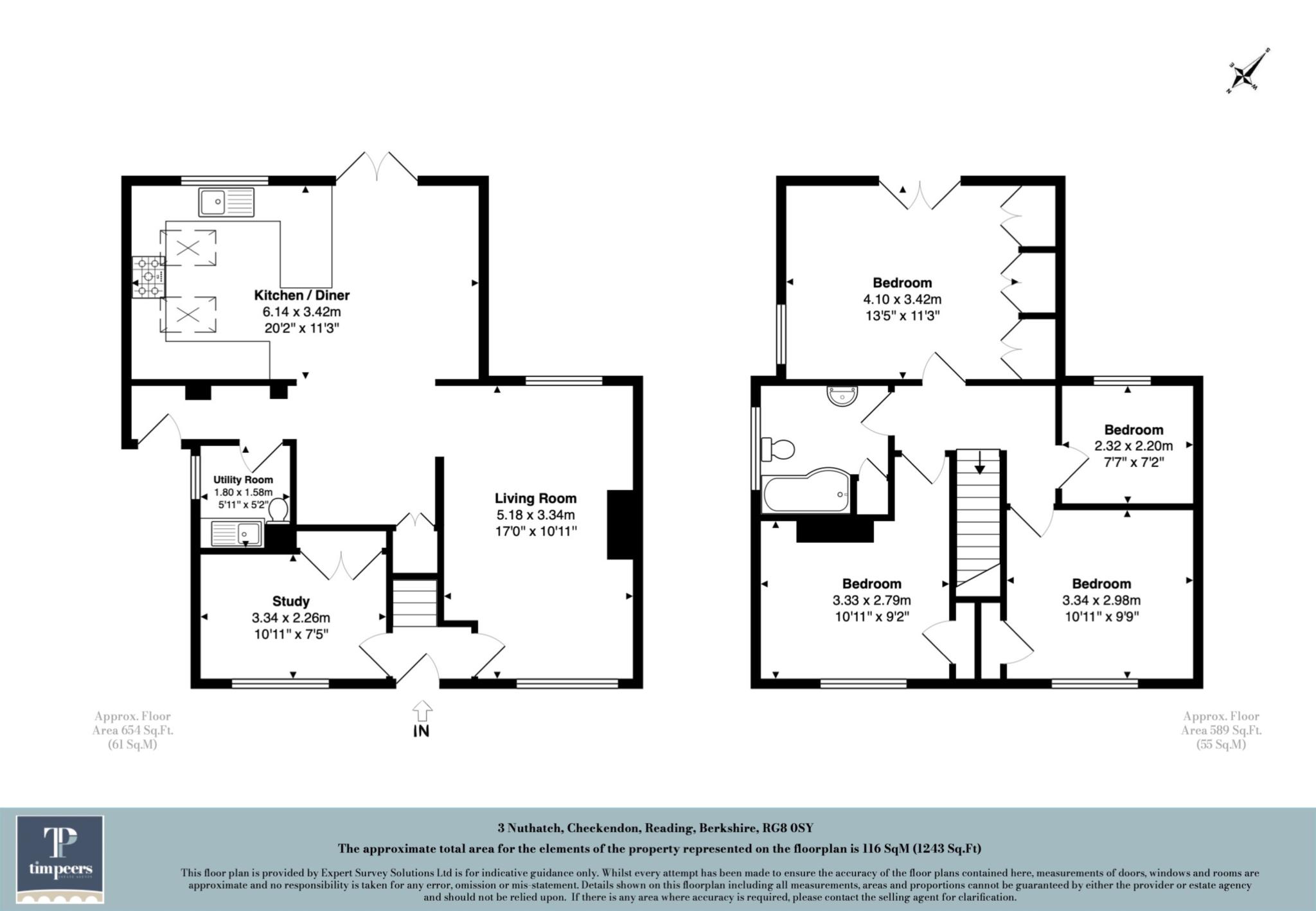 3, Nuthatch Cottages, Checkendon floorplan