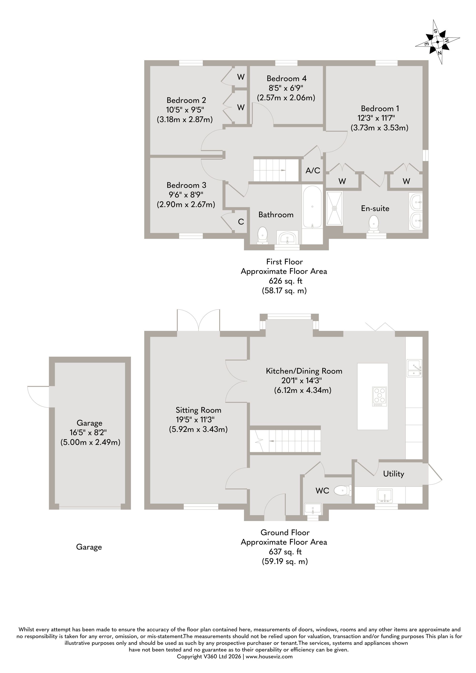 8 Peacock Close, Norwich floorplan