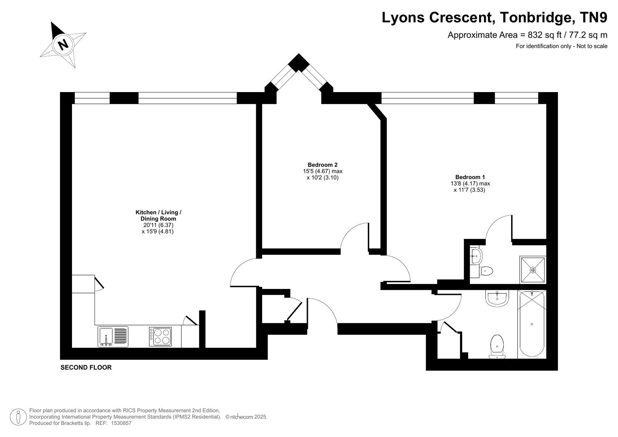 Flat 4, Surety House, Tonbridge floorplan
