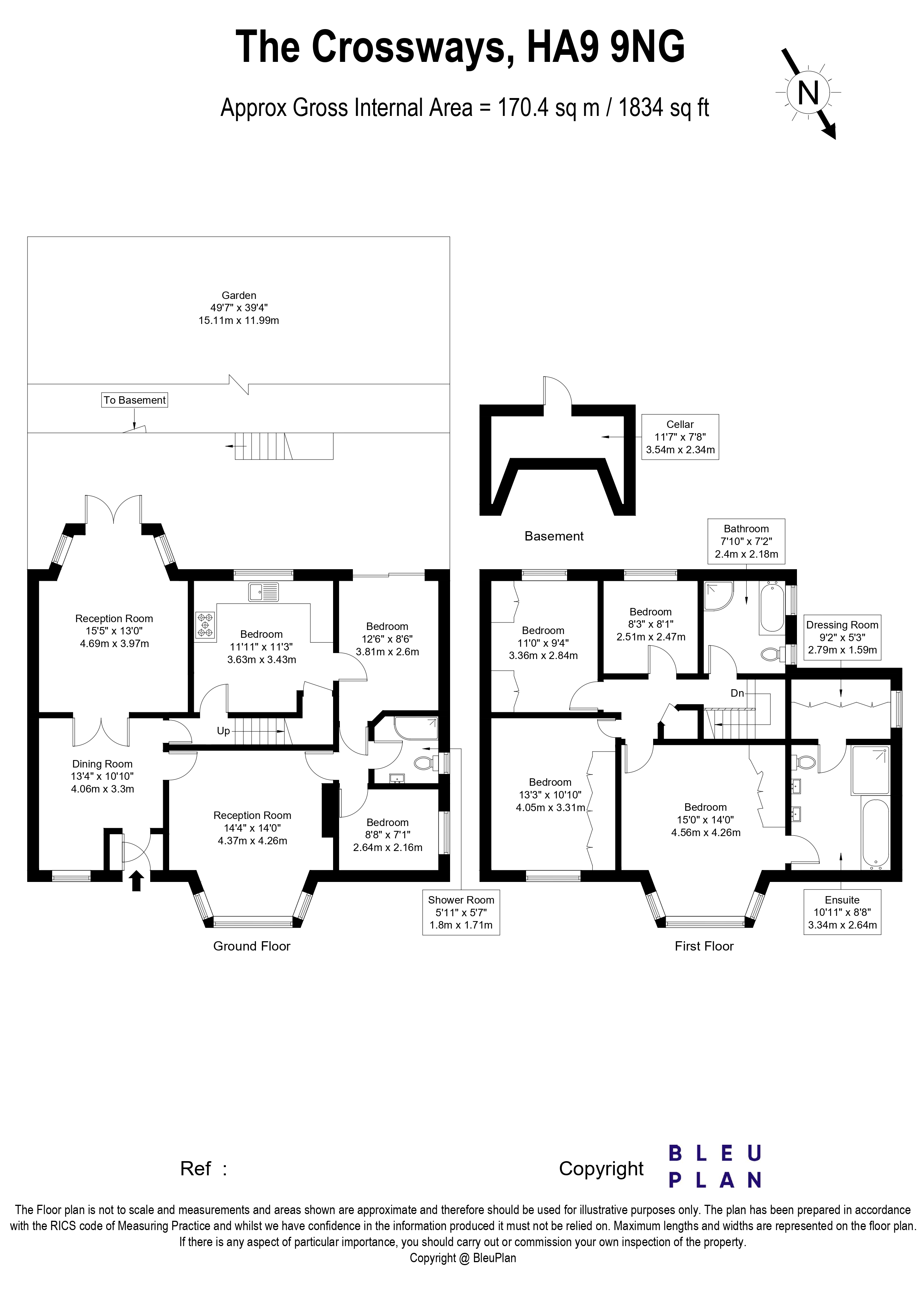 13 The Crossways, Wembley floorplan