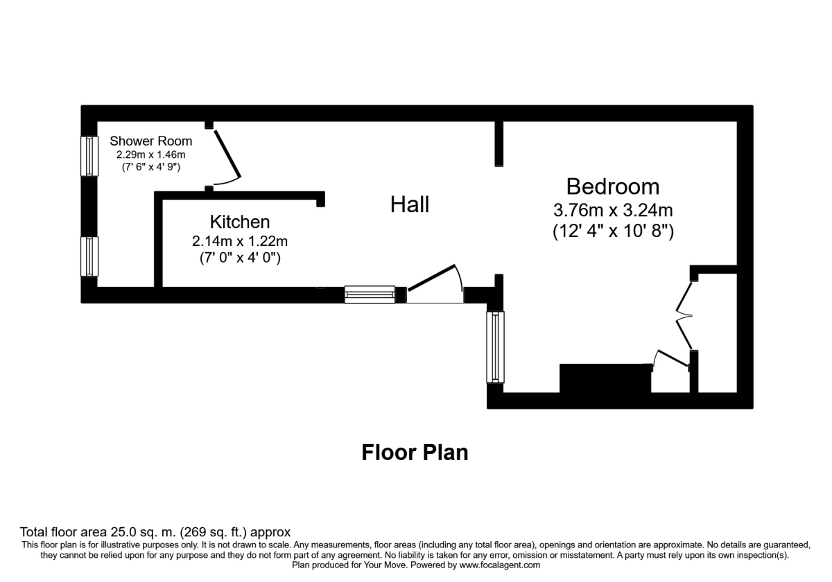 Victoria Avenue, Surbiton, Surrey KT6, studio to rent 60944268