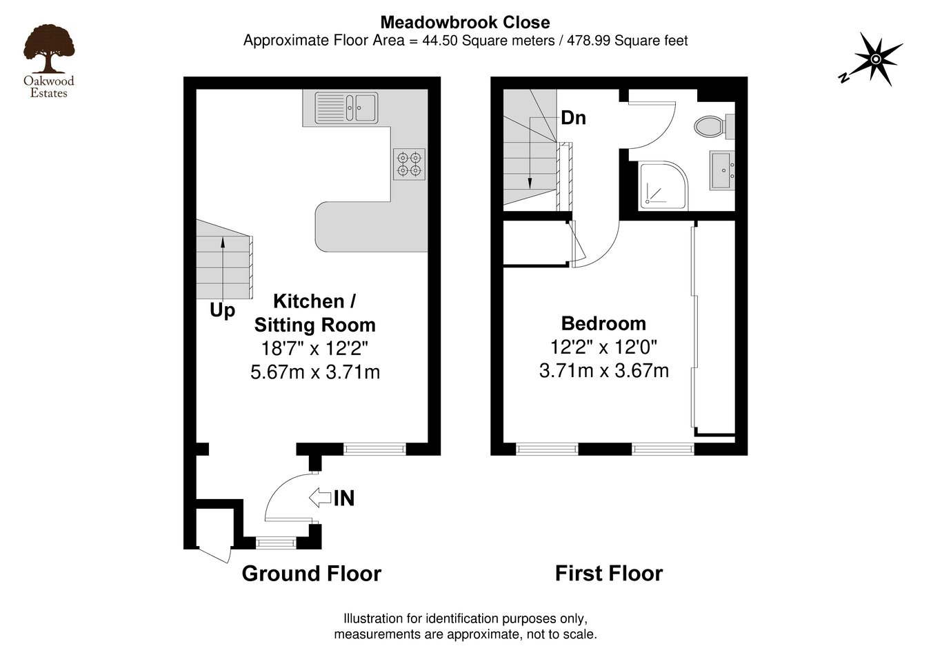 43, Meadowbrook Close, Colnbrook floorplan