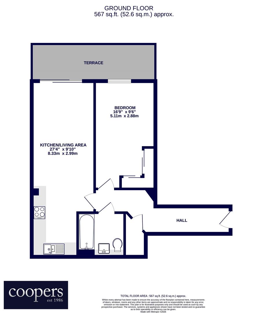 1 Brecon Lodge, 21 Porters Way, West Drayton floorplan