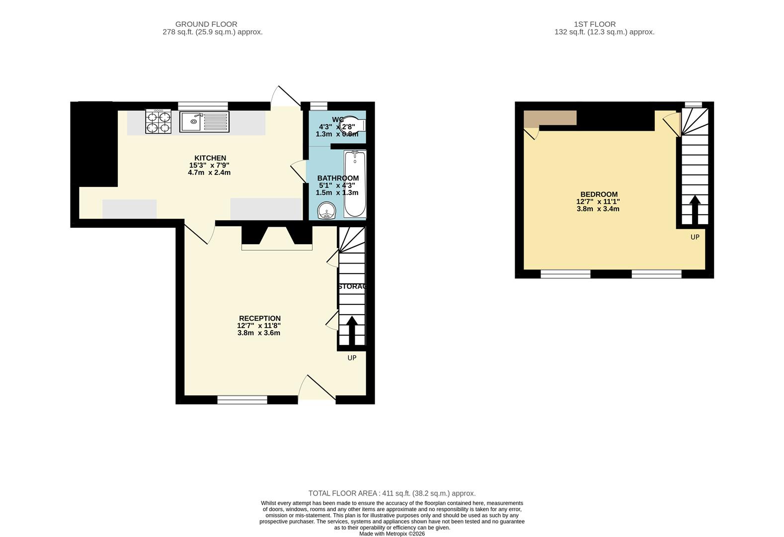 19, Church Path, Walthamstow floorplan