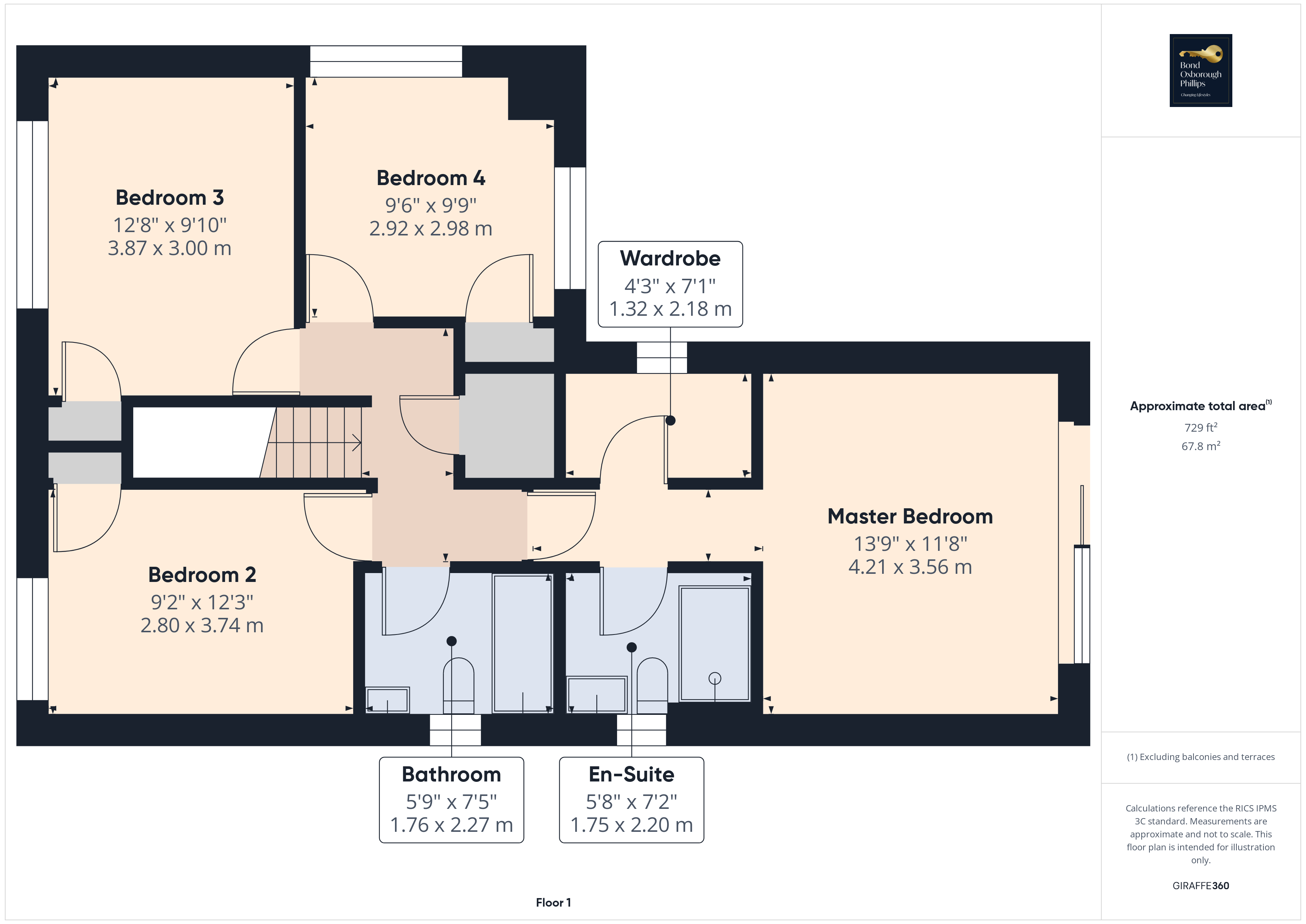 3, Hantona Close, Beaworthy floorplan