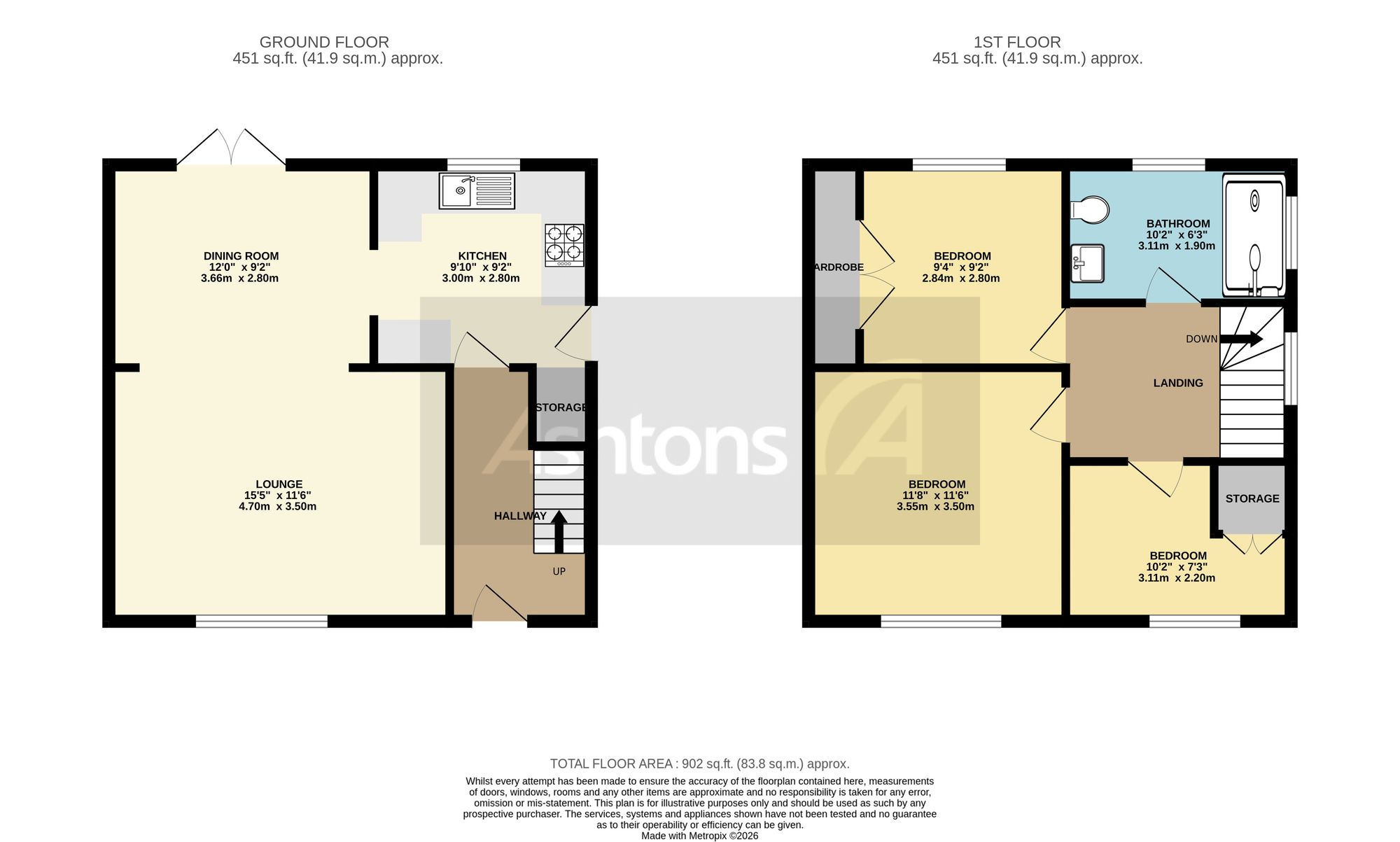 3 Bentham Road, Warrington floorplan