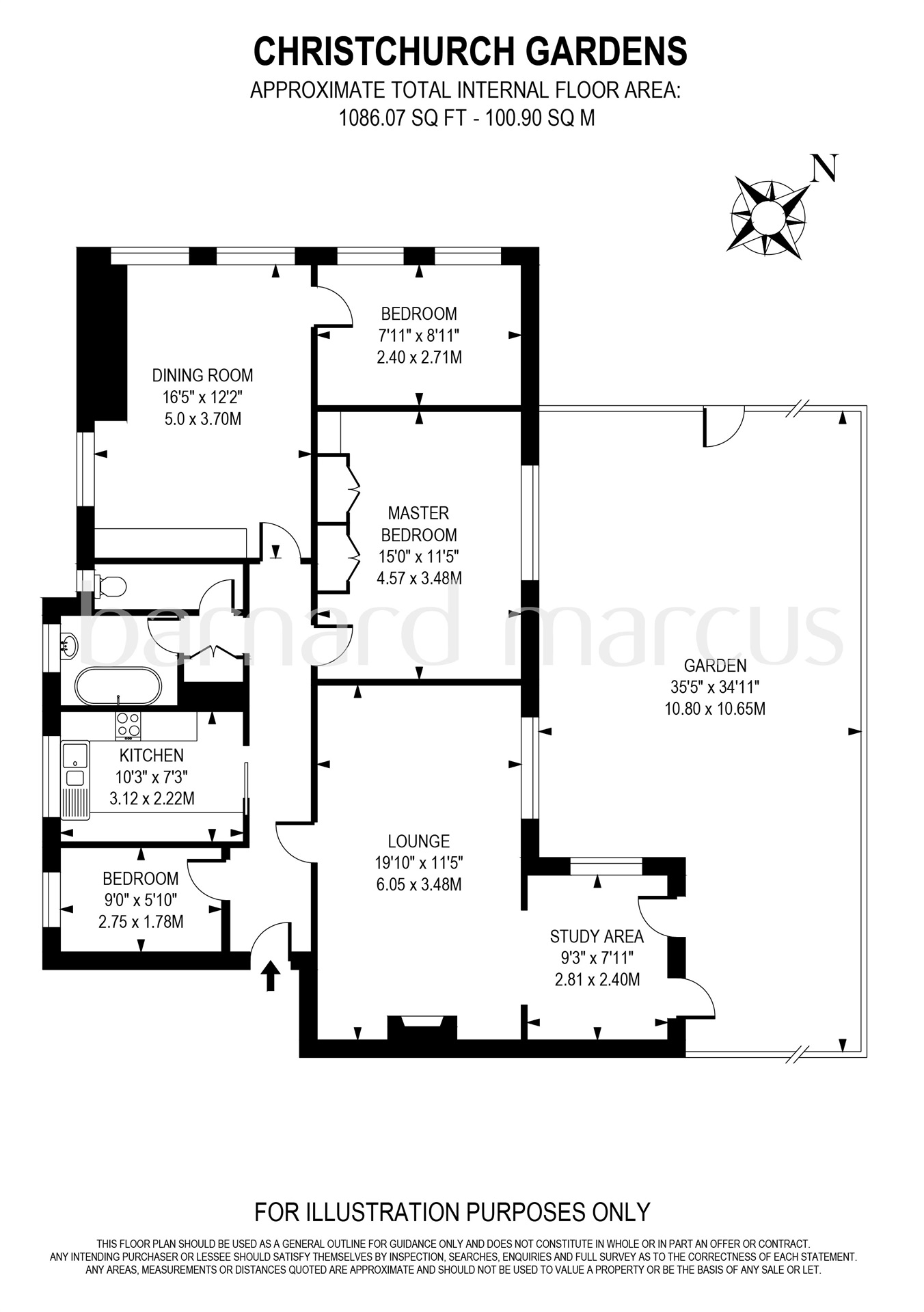3 Bedrooms Flat for sale in Christchurch Gardens, Epsom KT19
