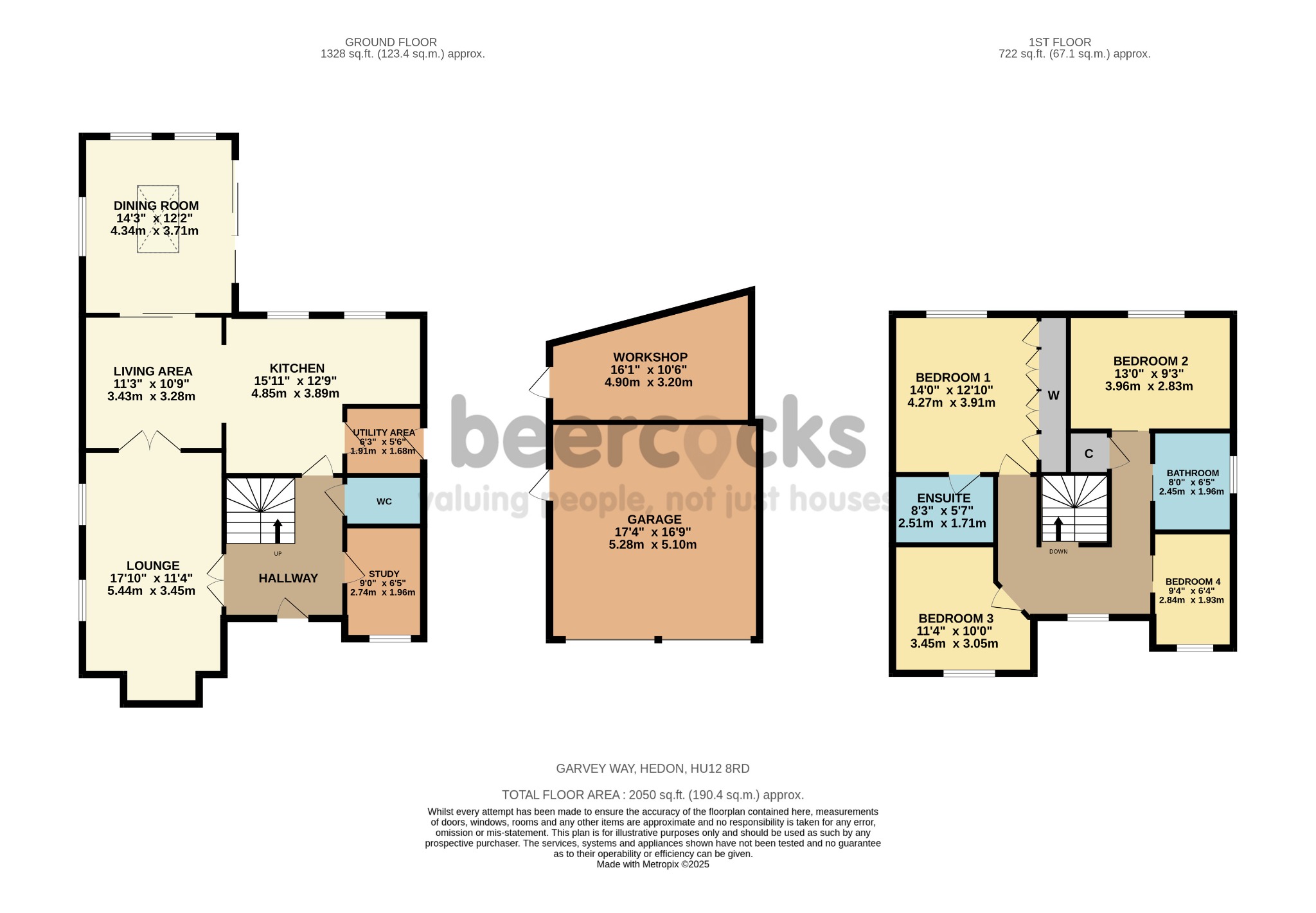 6, Garvey Way, Hull floorplan