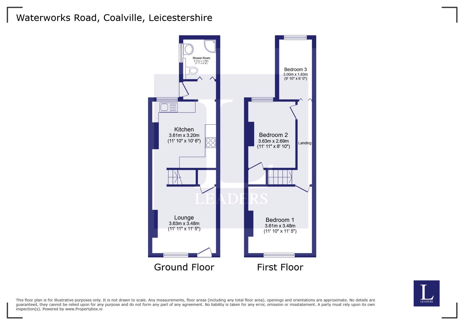 53, Waterworks Road, Leicestershire floorplan