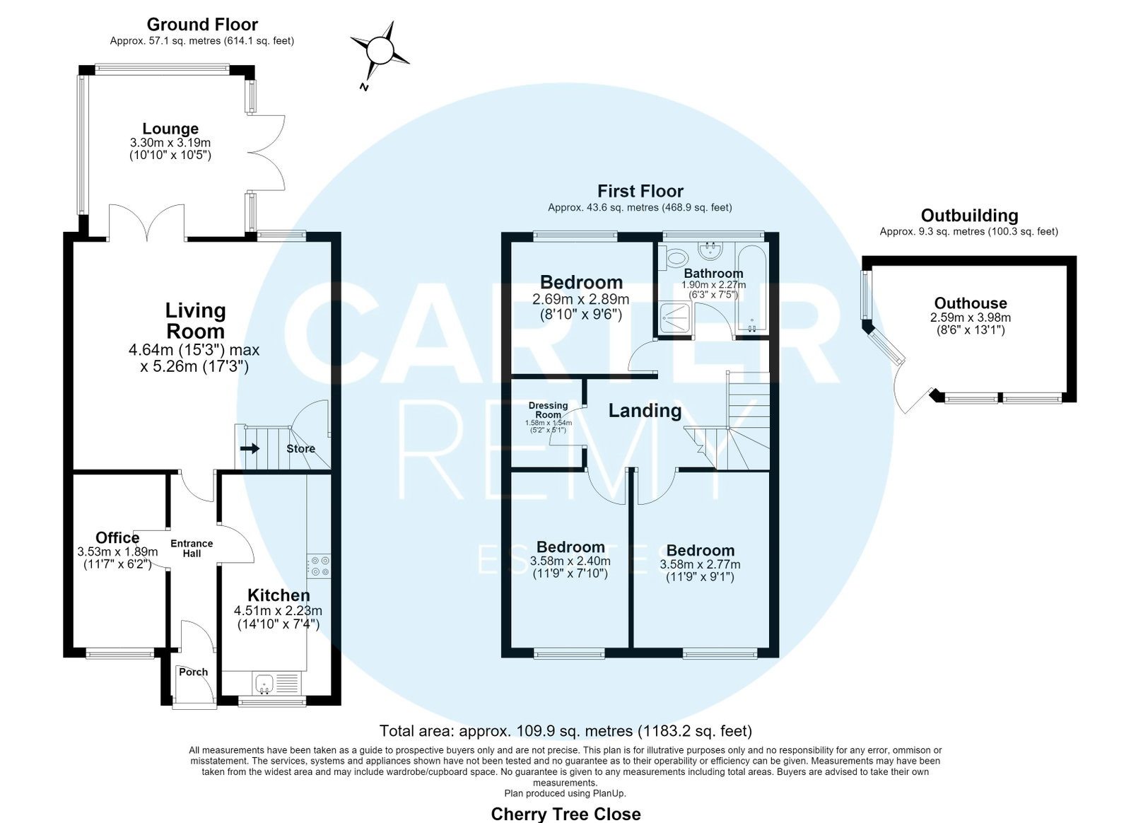 2, Cherry Tree Close, Grays floorplan