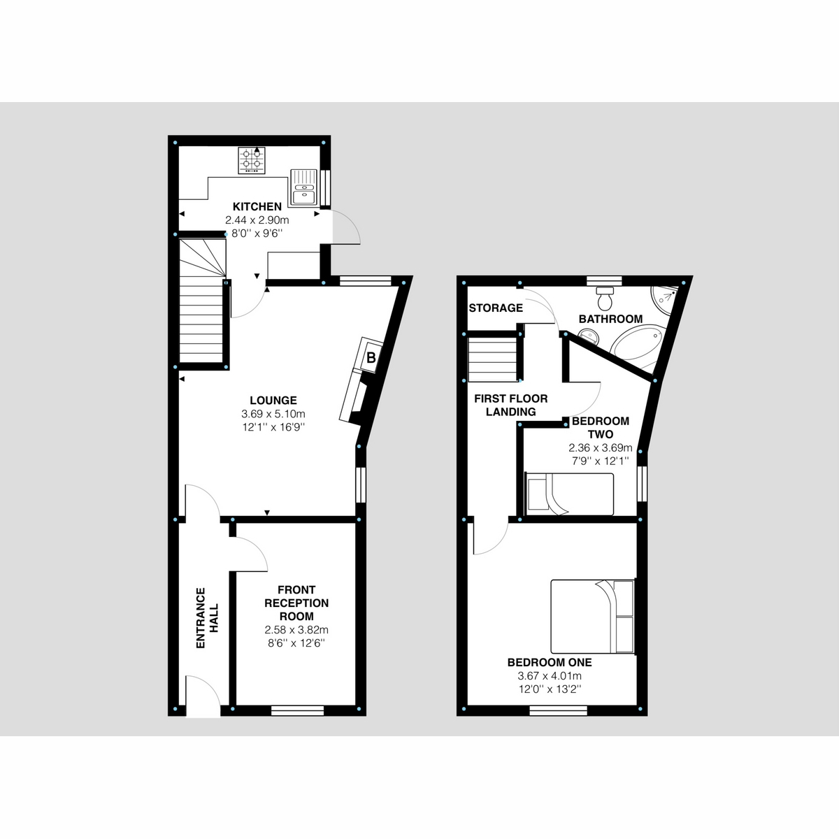 129, Sudellside Street, Darwen floorplan