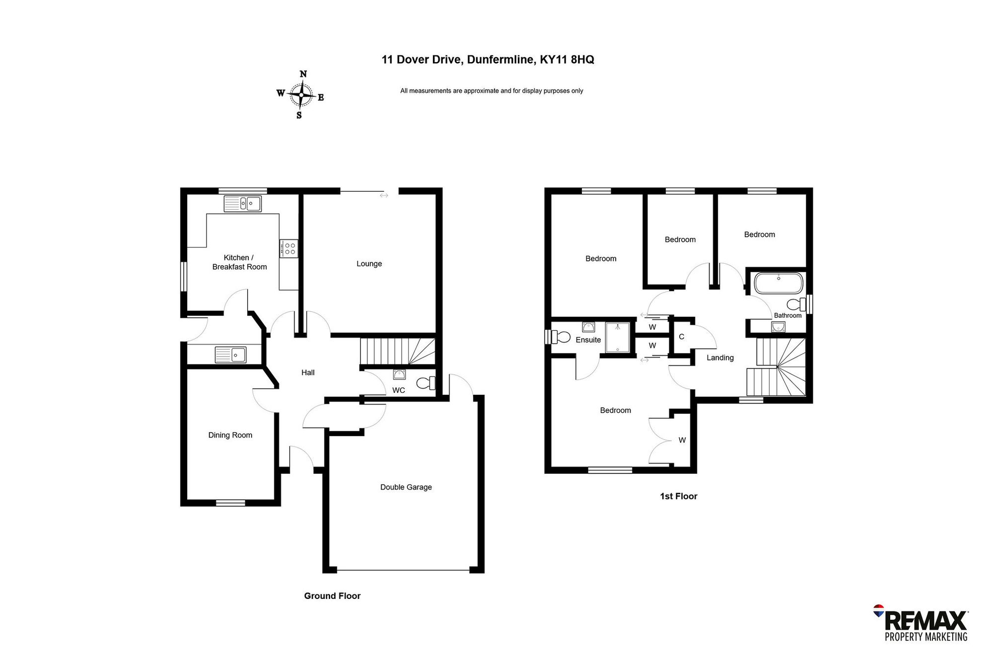 11 Dover Drive, Dunfermline floorplan
