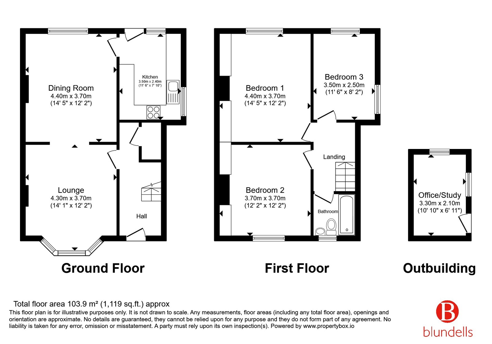 71, Prospect Road, Derbyshire floorplan