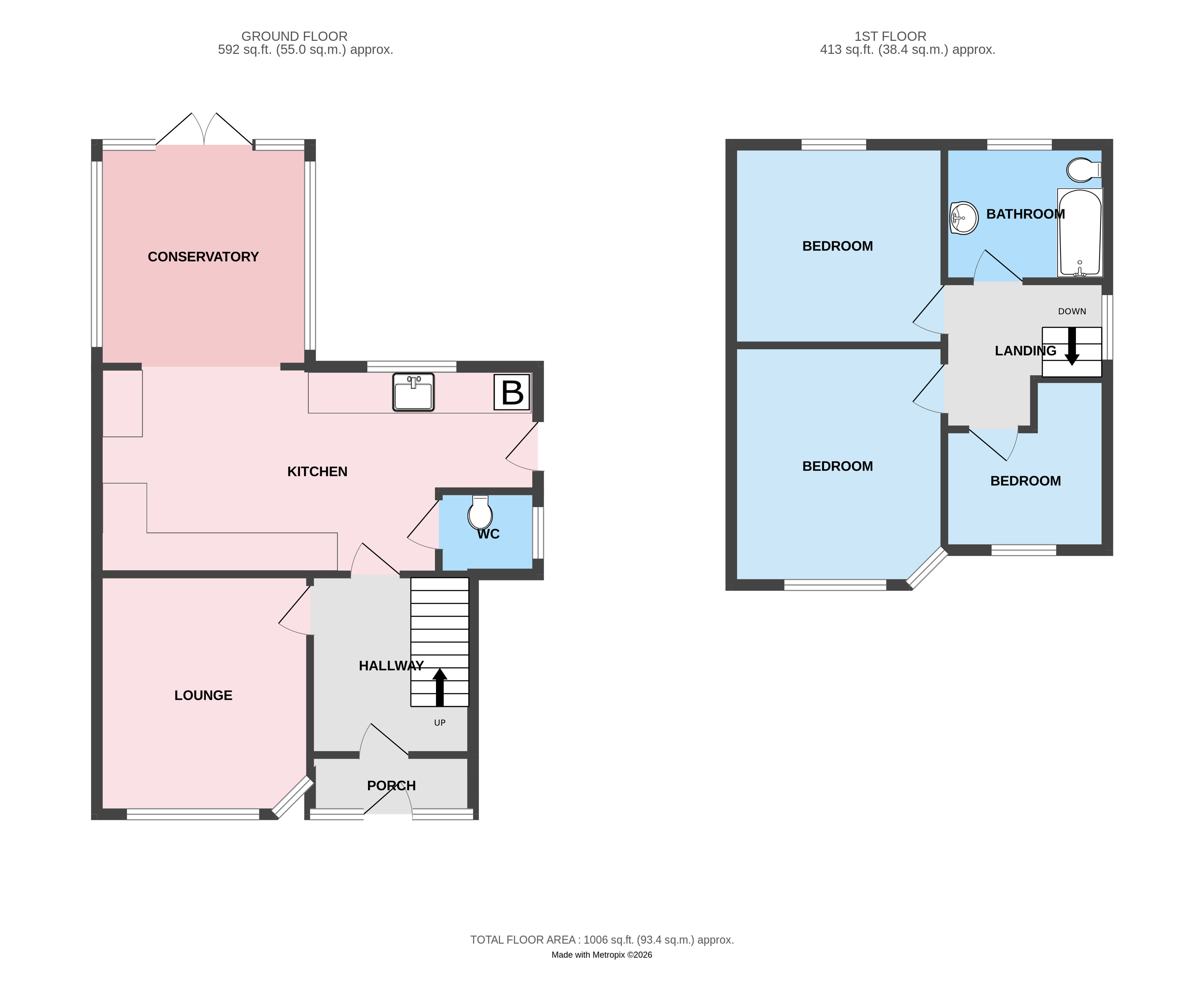 1, Coronation Road, Stafford floorplan