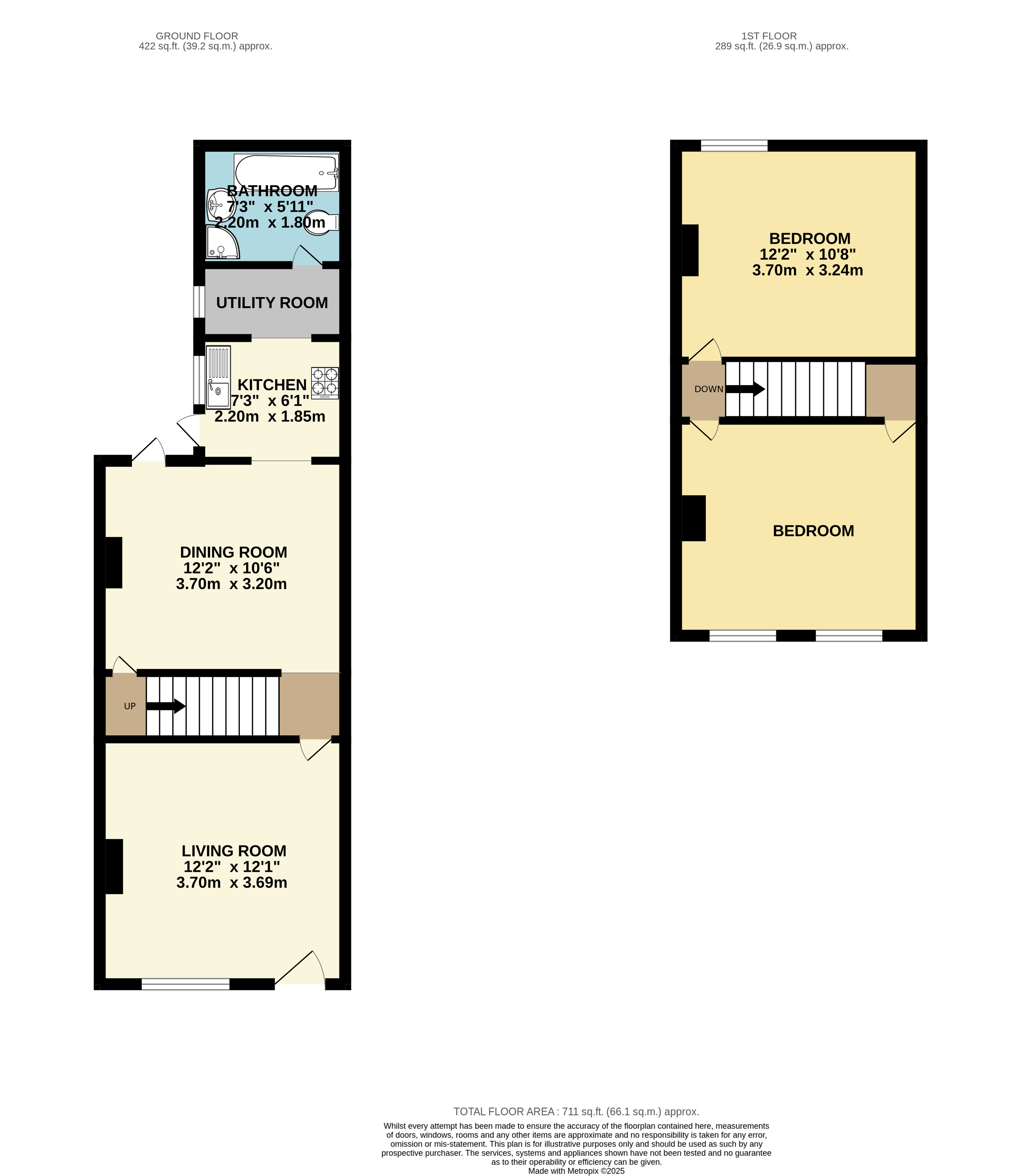22, Cumberland Road, Wood Green, London floorplan