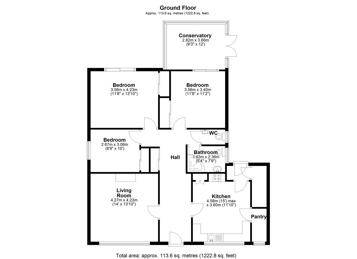 The Green, Main Street, Kellington floorplan