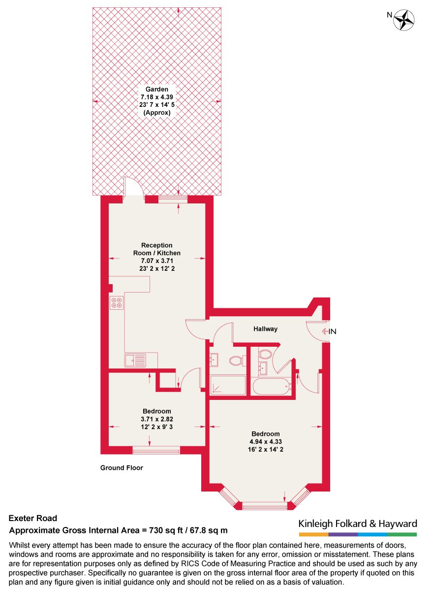 Exeter Mansions, Mapesbury floorplan