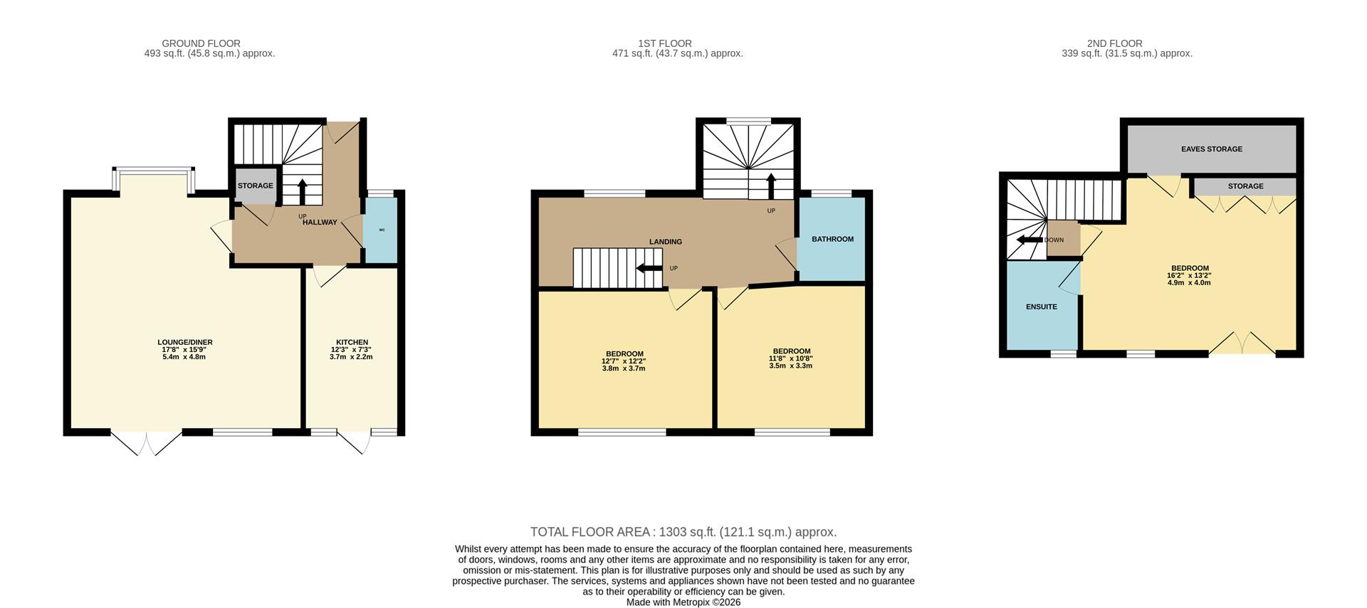 Avon Way, South Woodford floorplan