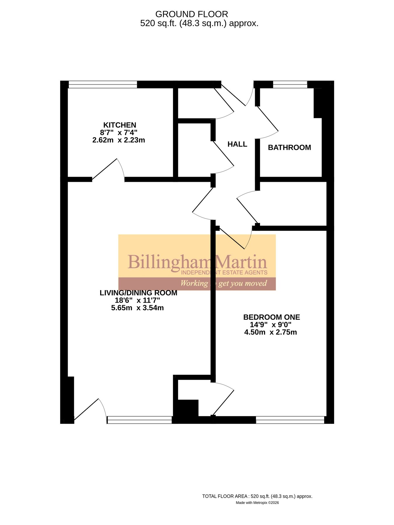 207, Mayfield Road, Farnborough floorplan