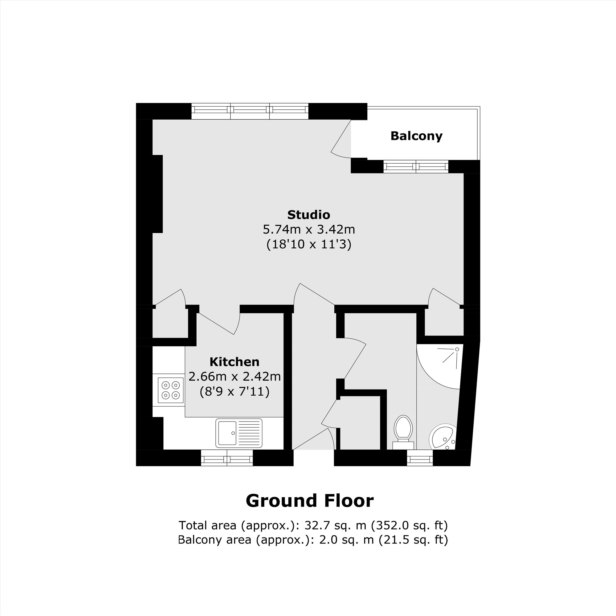 4, Henley Close, London floorplan