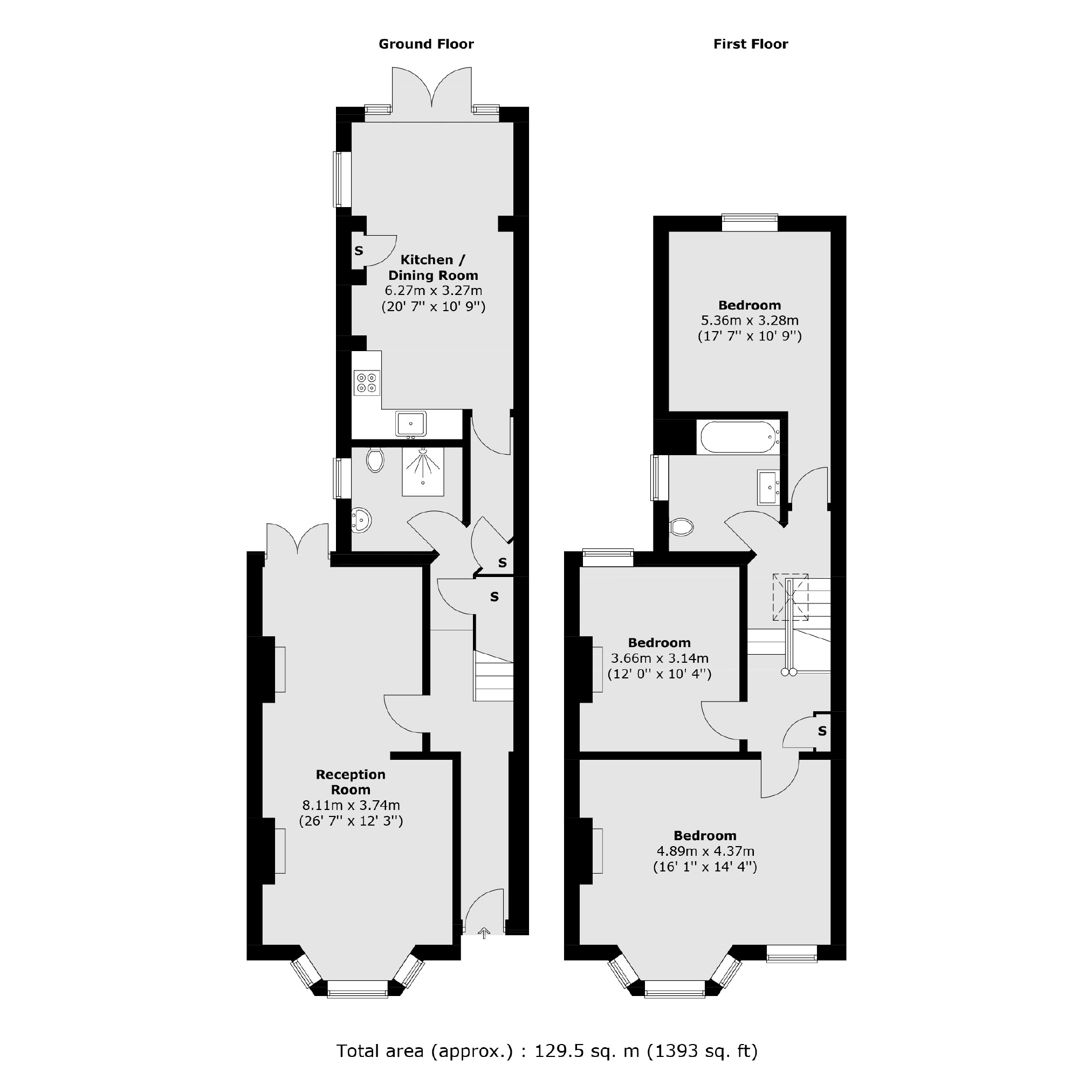 32, Lysias Road, London floorplan