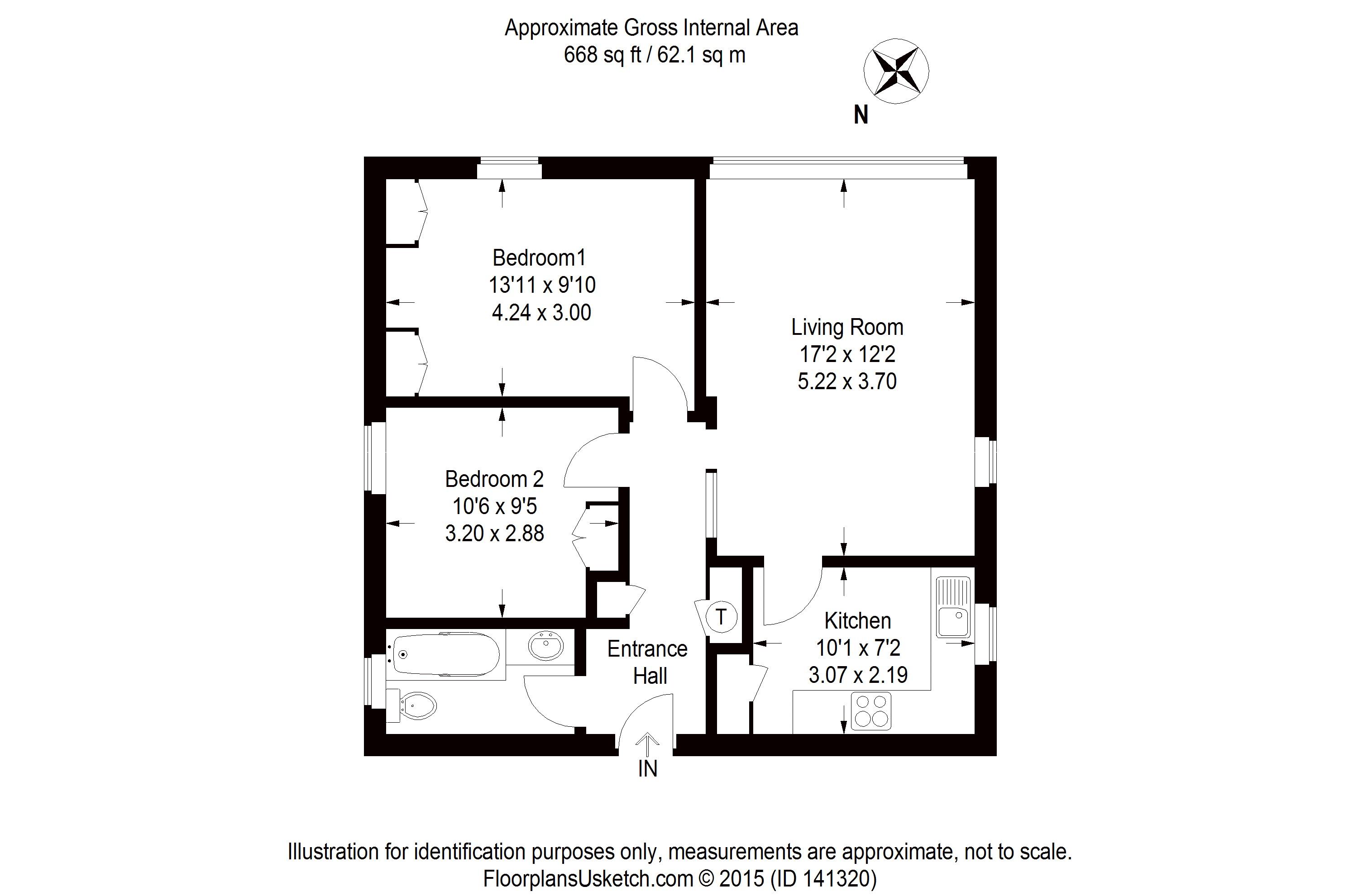 2 Bedrooms Flat to rent in Kestrel Court, Alton GU34