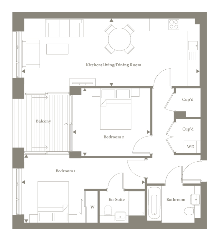 2 Bedrooms Flat for sale in Wyke Road, Hackney Wick E3