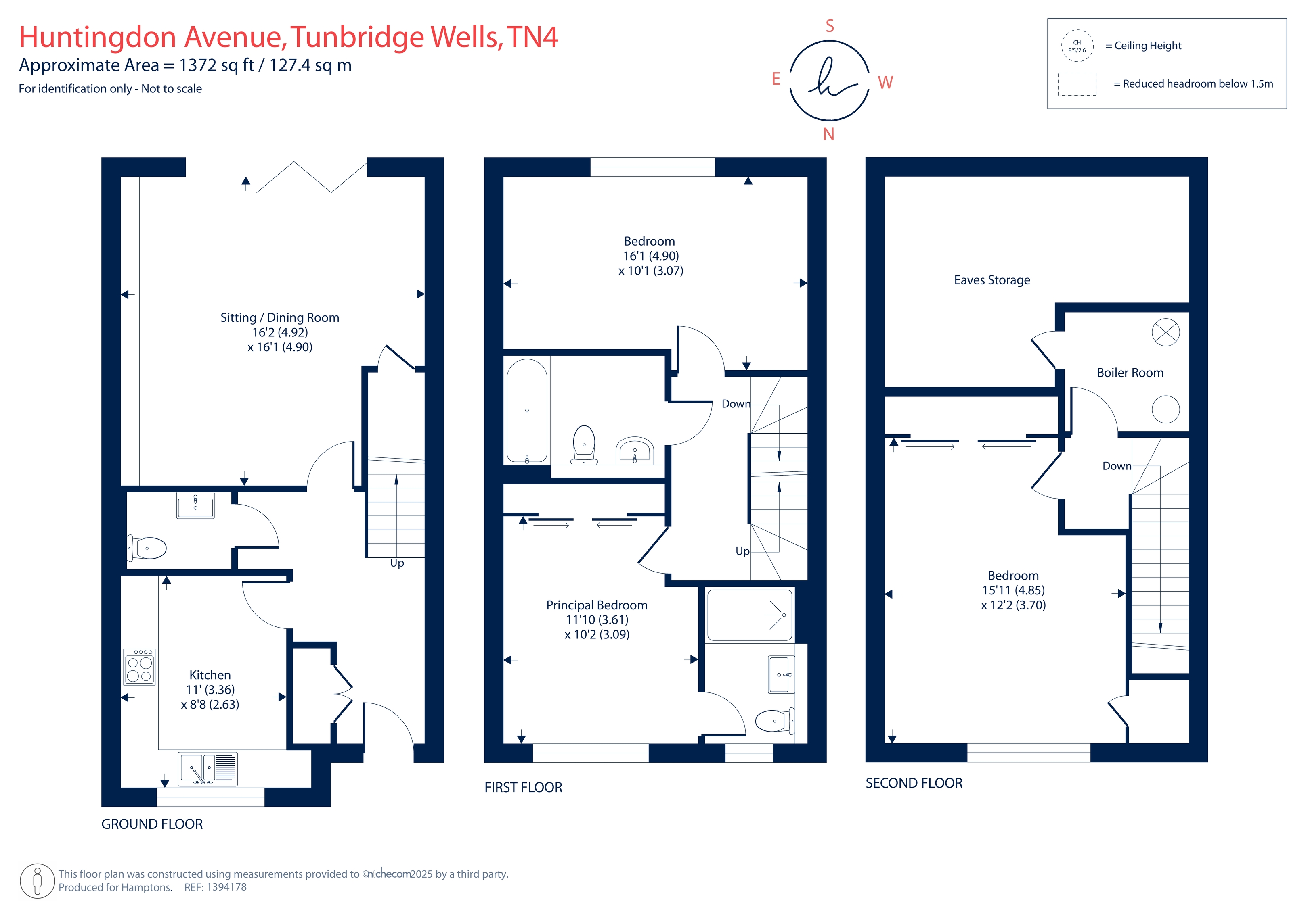 22, Huntingdon Avenue, Tunbridge Wells floorplan