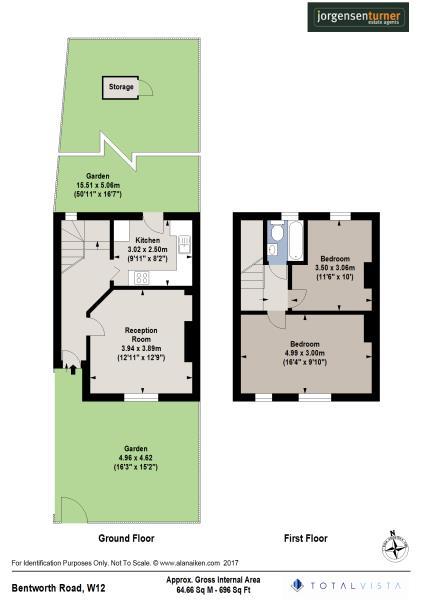 159, Bentworth Road, London floorplan