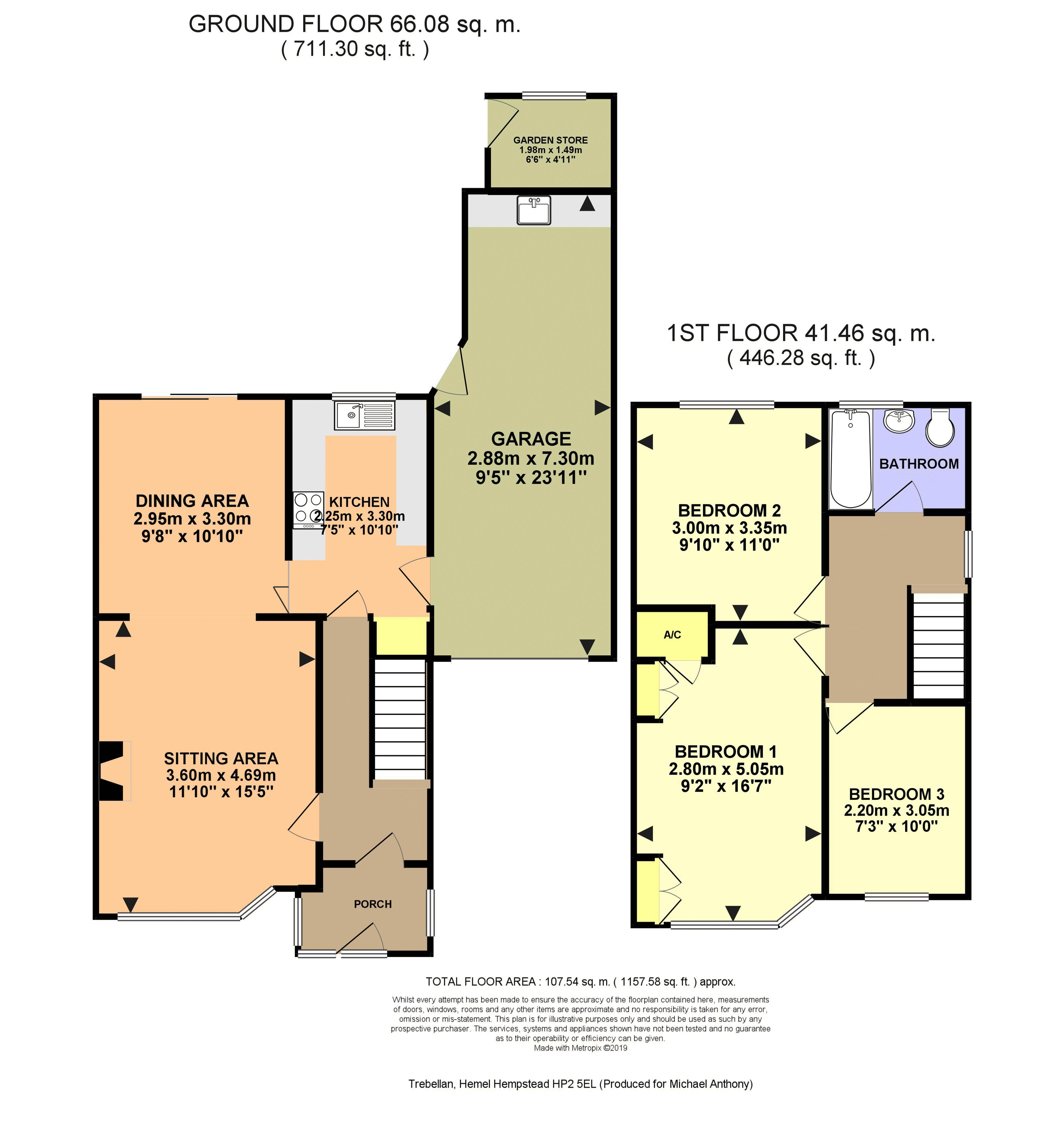 3 Bedrooms Semi-detached house for sale in Trebellan Drive, Hemel Hempstead Industrial Estate, Hemel Hempstead HP2