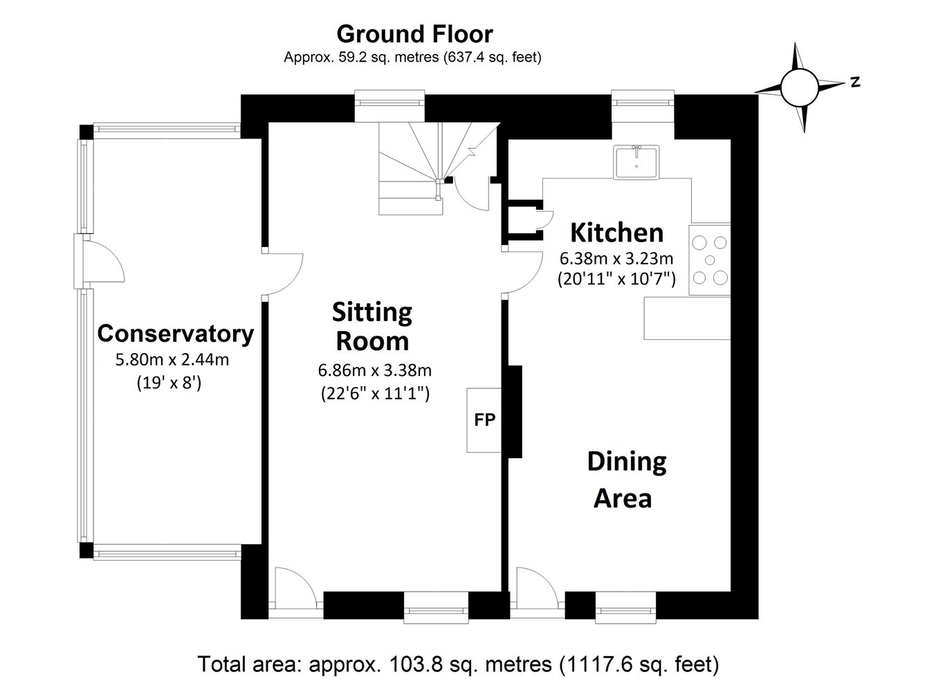 Whicham Mill, Millom floorplan