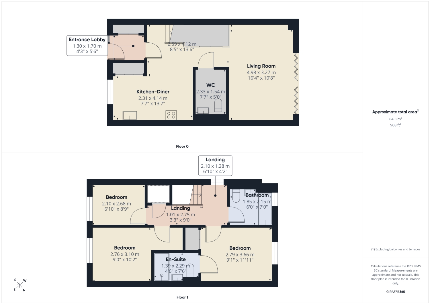 Hastings Grange, Sheffield floorplan