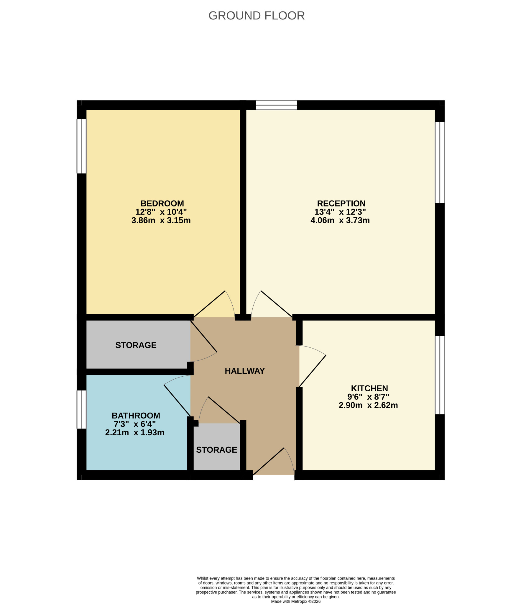 11, Crookston Court, Glasgow floorplan