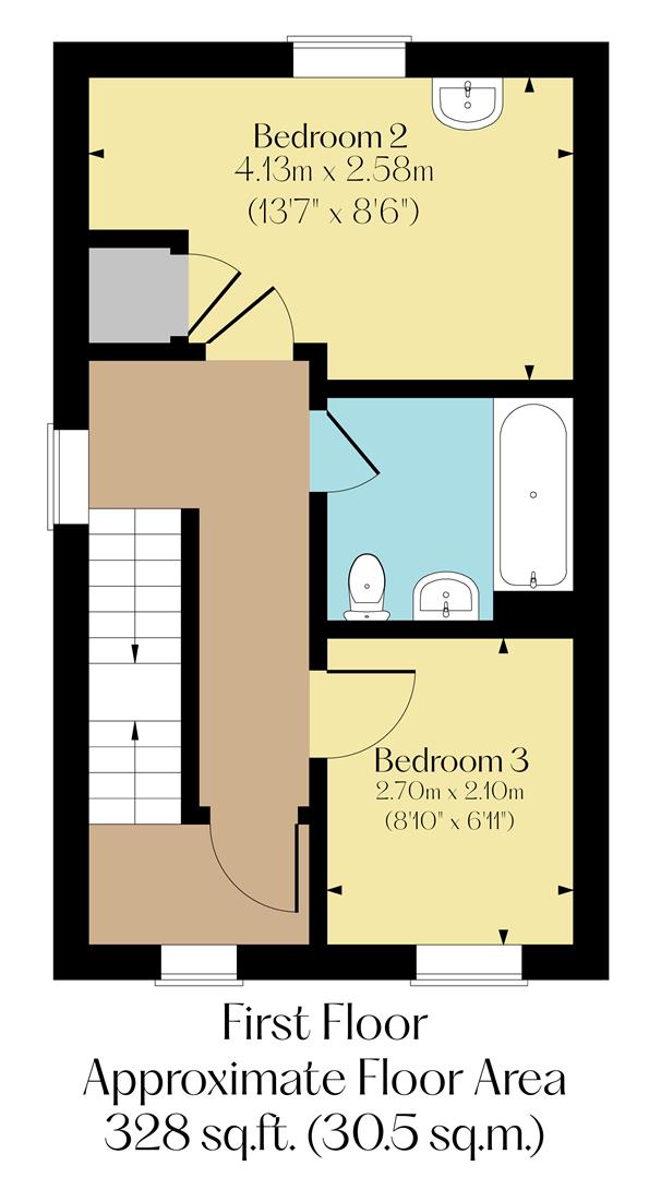 16, Honeydew Way, Sheffield floorplan