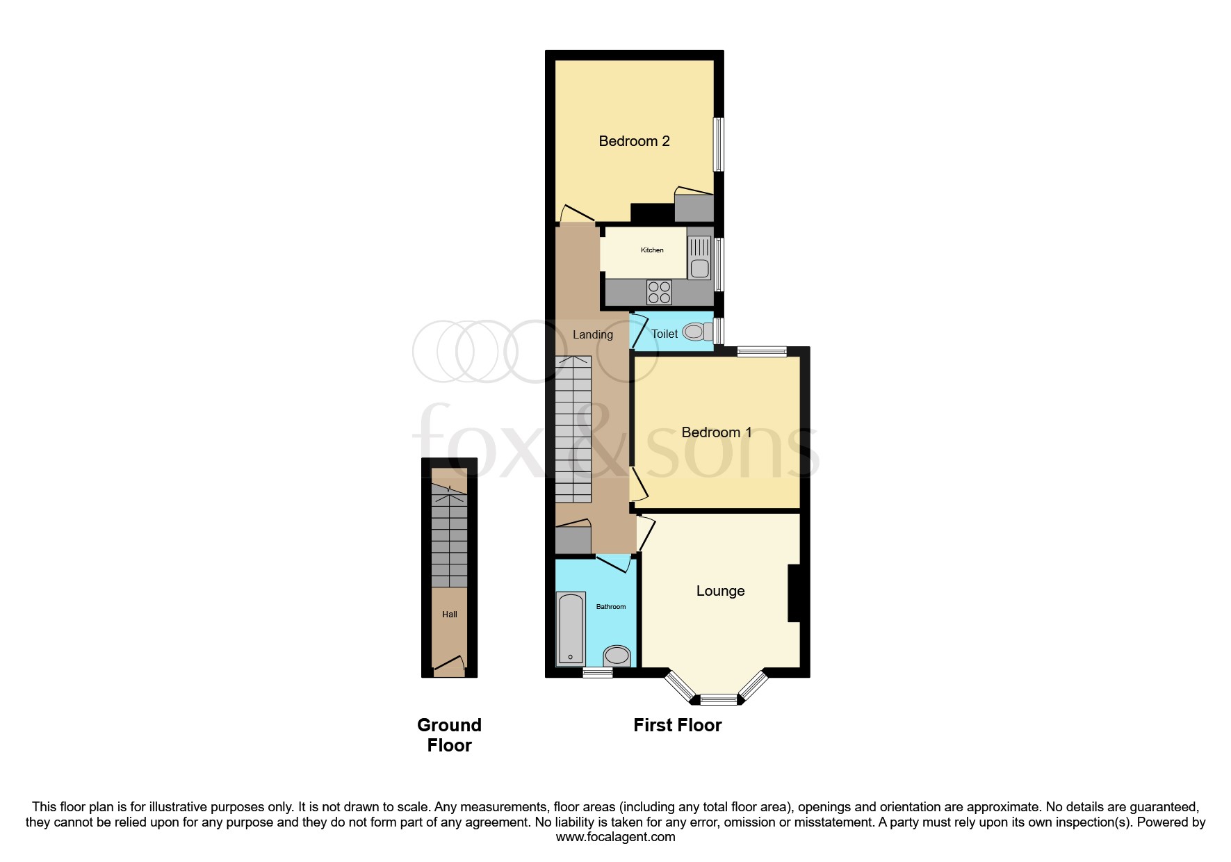 First Floor Flat, 34b, Stewart Road, BOURNEMOUTH floorplan