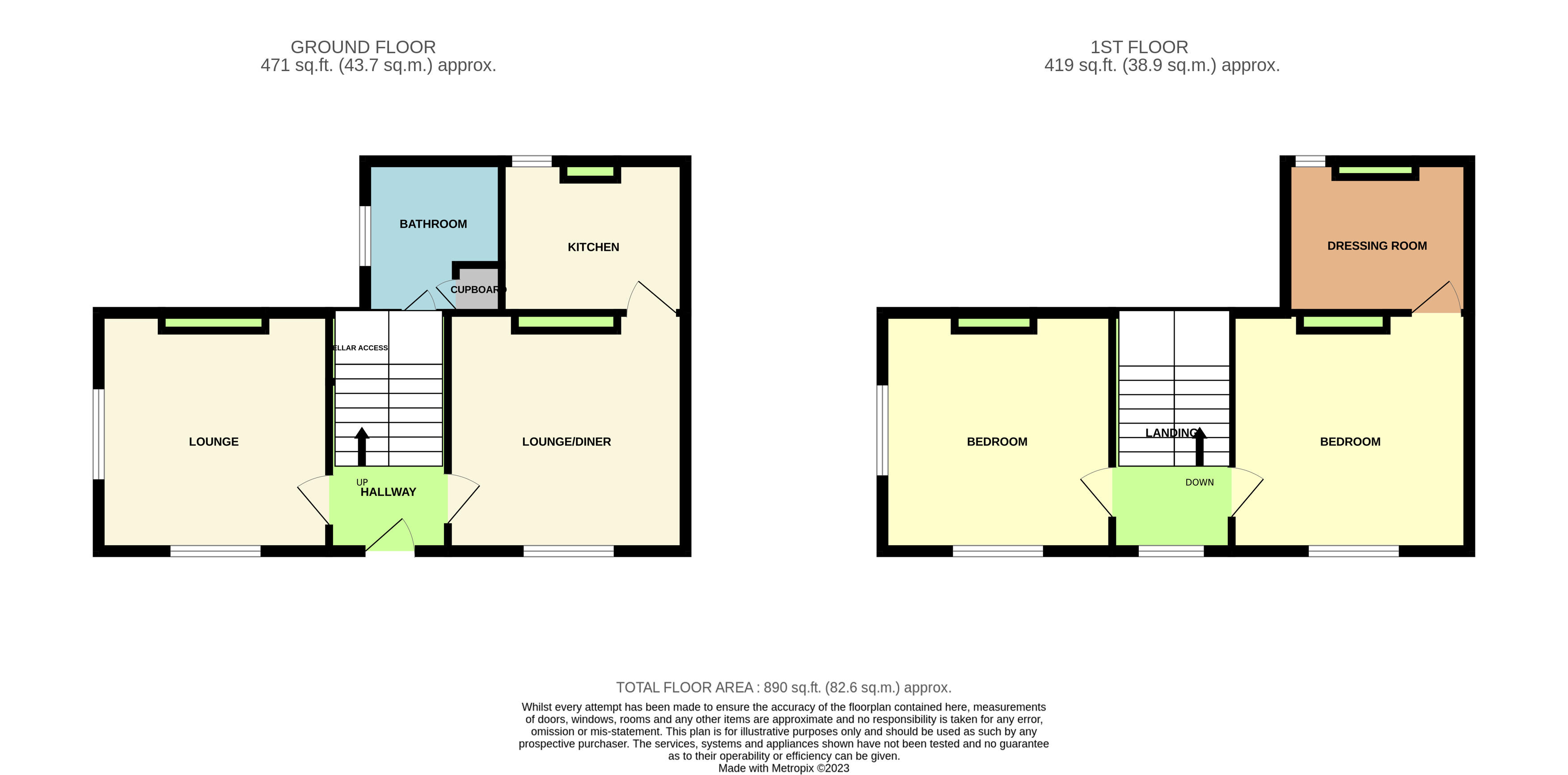 1, Bouverie Street, Cheshire floorplan