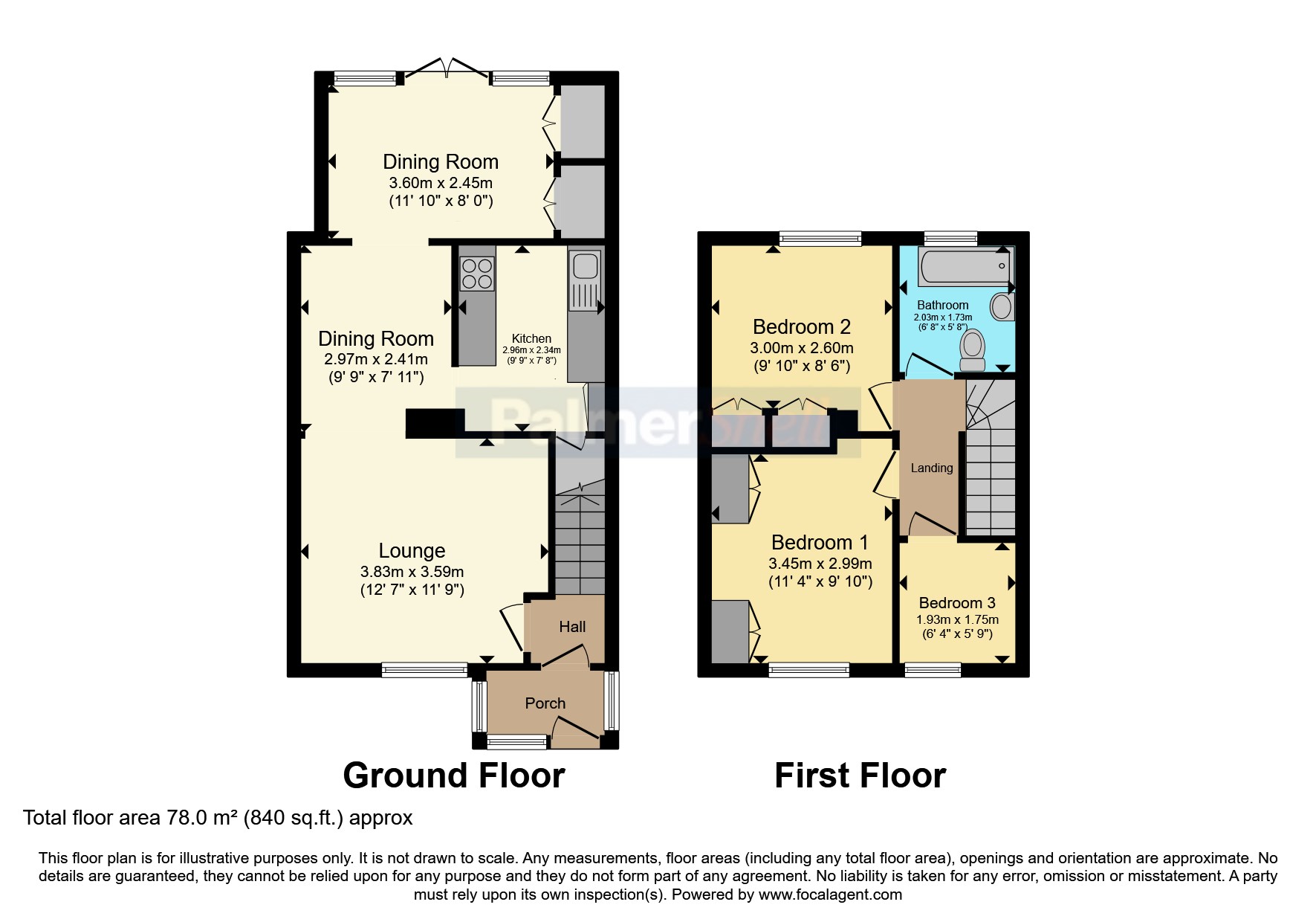 44, Park Gardens, Dorset floorplan