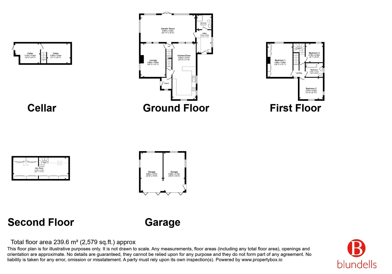 3, Birley Lane, South Yorkshire floorplan