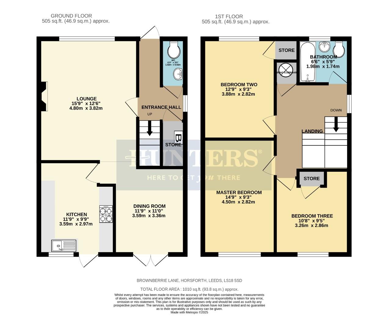 29, Brownberrie Lane, Leeds floorplan