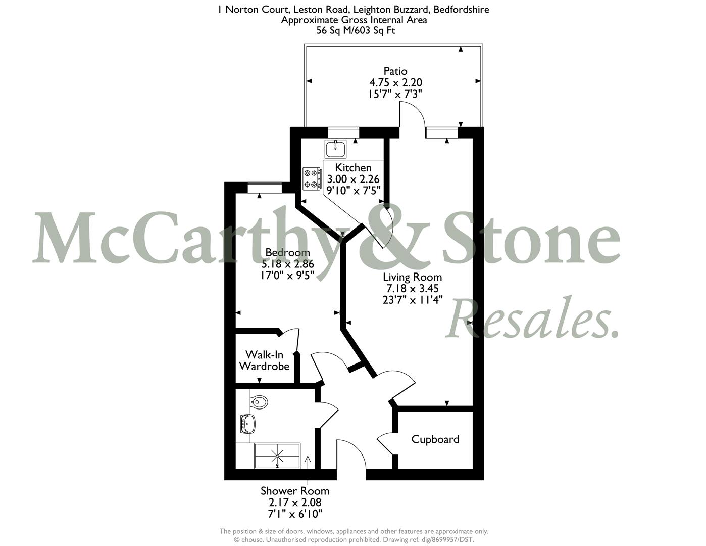 1 Norton Court, Leston Road, Leighton Buzzard floorplan