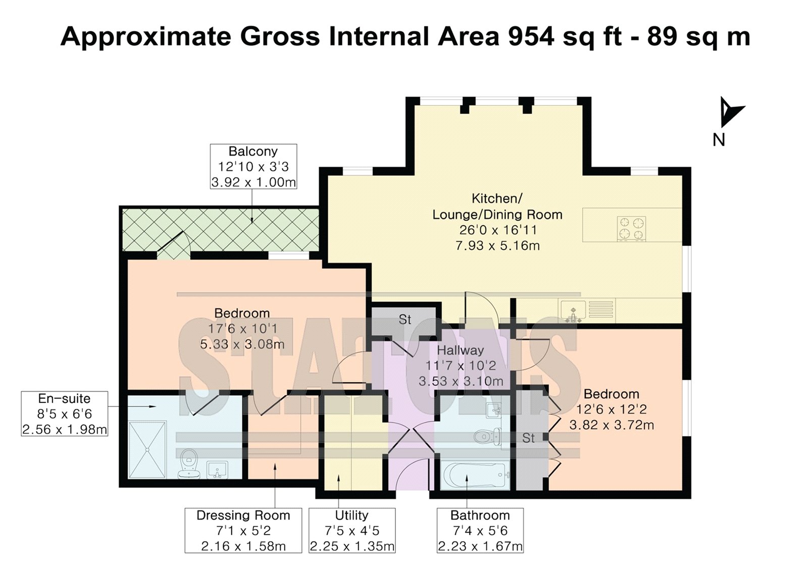 Flat 8 The Chapters, 6, Watford Road, Hertfordshire floorplan